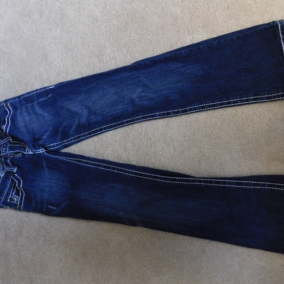 True Religion White Stitch Jeans - Picture 2 of 3